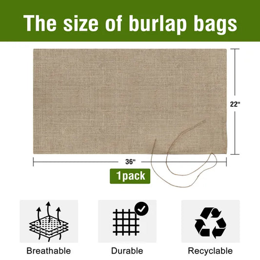 1PC 22inch*36inch Jute Food Storage Bag With String, An Eco-Friendly Food Storage Bag, A Kitchen Essential