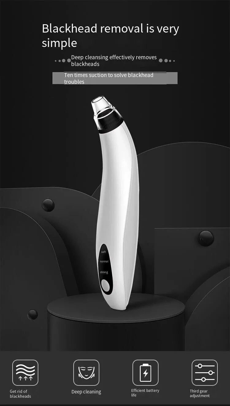 Electric Blackhead Remover Vacuum – Deep Pore Cleaner for Whiteheads & Acne Removal