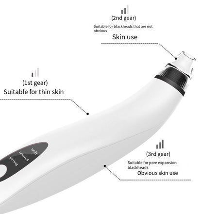 Electric Blackhead Remover Vacuum – Deep Pore Cleaner for Whiteheads & Acne Removal