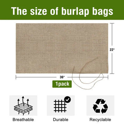 1PC 22inch*36inch Jute Food Storage Bag With String, An Eco-Friendly Food Storage Bag, A Kitchen Essential