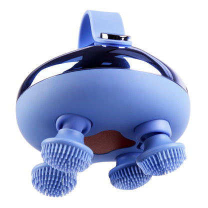 1Pc Electric Scalp Massager Rechargeable Head Mssager IPX7 Waterproof Dog Cat Massager With Red Light 3 Modes 3 Types Of Massage Claws For Men Women Elders
